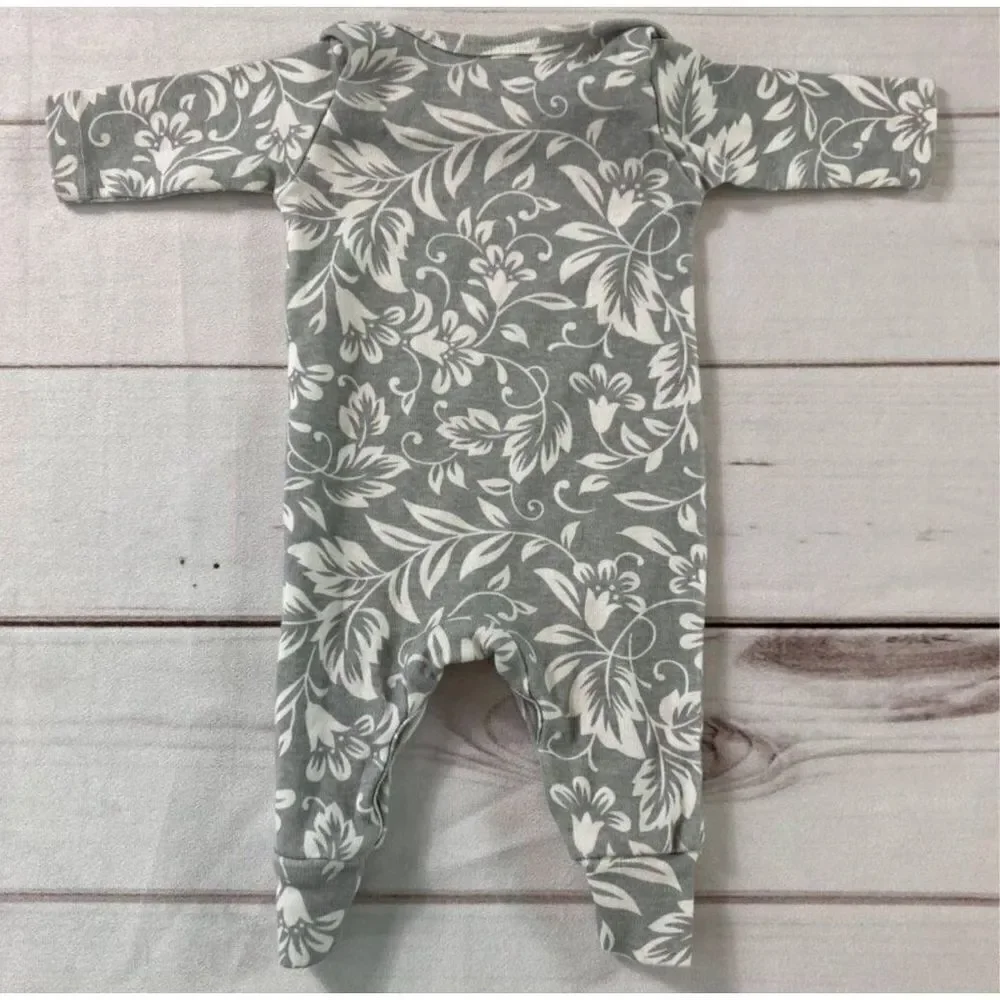 Tesa Babe Floral Printed Long Sleeve Romper Bundle Size Newborn